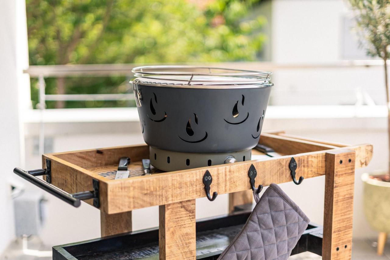 Alpdeluxe Smart Home - Balkon-Wanne-Tiefgarage-Bbq Kolbermoor Exterior foto